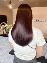 メデル(mederu)&nbsp;ブリーチなしワインレッドディープレッドカラー20代30代40代