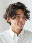 MEN’S HAIR/ダウンパーマ/フェザーパーマ/川西能勢口/川西池田