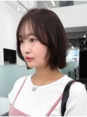 切りっぱなし韓国ボブ髪質改善