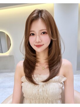 サンド 名古屋(sand) 韓国風/インナーカラー/縮毛矯正髪質改善/顔まわり/レイヤー