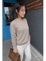 ヘアアンドビューティー クローバー(Hair&Beauty Clover)&nbsp;切りっぱなしタイトボブ