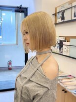 リンダ(LYNDA)&nbsp;王道ラインで魅せるミルクティーボブ