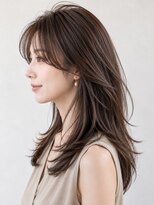 サーカス バイ ビュートリアム 青山(CIRCUS by BEAUTRIUM)&nbsp;30代40代 上品大人 レイヤーカット トップふんわり 艶髪レイヤー