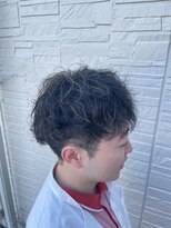 ヘアーメイクフィールヒルズ(FEEL HILLS) 【メンズ】メッシュ×ニュアンスパーマ