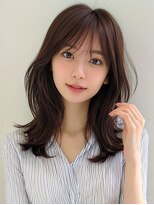 リュドール 名駅(Rue D'or) 美髪レイヤーカット/顔まわりレイヤー/くびれミディアムレイヤー