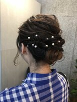ルカ(RUCA)&nbsp;パールがかわいいヘアアレンジ☆RUCA work style
