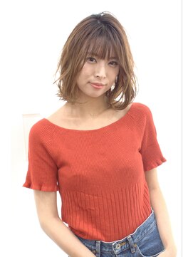 バグズ ヘアデザイン 桔梗が丘店(Baguz HAIR DESIGN) .切りっぱなしワンレン #ミニマムボブ#モード#ジグザグバング
