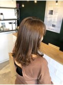 セミロブ×クリアベージュカラー