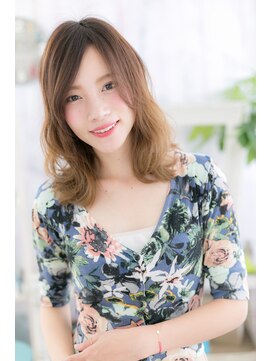 ミック 日暮里店(miq) リラクシーな揺れ落ちヴェールウェーブb