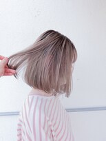 デビュー ヘアーメイク&nbsp;ワンレンボブ　ミルクティーベージュ
