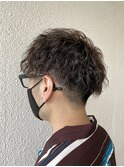 ツーブロックツイストパーマ