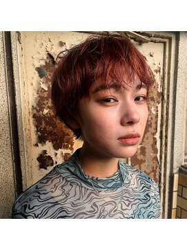 スノッブアーティ(SNOB ARTY) オレンジなパーマショート　３