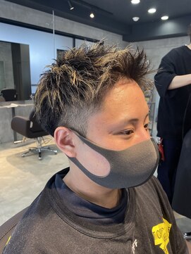 アンサー 千葉中央(UNSER prod by THE DAY) ハイライトアップバングショート