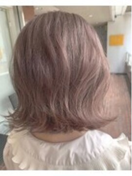 RC ラベンダーベージュ/オーガニックカラー/外ハネミディアム