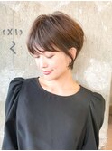ショートカット/ショートヘア/ショートボブ/30代40代50代/表参道