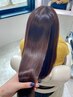 【髪質改善】カット+酸性ストレート+髪質改善TR  ¥25300