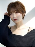 前髪ありショートボブ20代30代40代【AIN.表参道】川原大地
