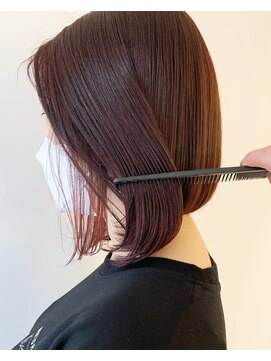 ヘアデザイン ファブロ(hair design FABRO.) ◎イヤリングカラー/インナーカラー/ボブ/ピンクカラー◎