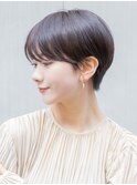 マッシュショート20代30代ココアブラウン髪質改善青山表参道