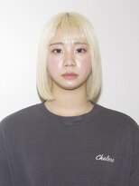 ノート(Nought) ブリーチハイトーンカラー小顔ヘア美肌カラーショートボブ