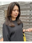 【VALLEY haircare&spa】大人可愛いカーキグレージュ