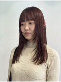 ミルクティーベージュダブルカラーインナーカラーケアブリーチ