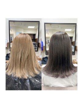 リエコー(RE'ECHO) アイスグレー/ミディアムヘア