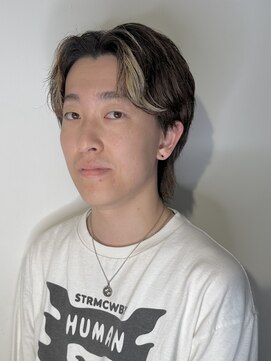 ザ オーダー(THE ORDER) センターパート韓国ウルフカルマパーマダウンパーマコンマバング