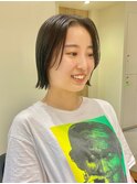 20代30代大人可愛い小顔ショートカット外ハネボブハイライト