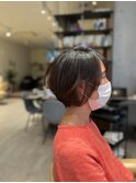 丸みショートボブ