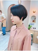 地毛風カラー/ナチュラルレイヤーカット/ショートボブ[船橋]
