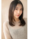 前下がりレイヤーカット美髪エアストレートZ戸田公園30代40代