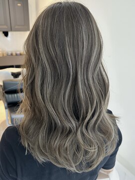 スティロ(stylo) ハイライトカラーグレージュベージュケアブリーチダブルカラー