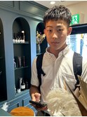 【お客様style】ショートヘア/刈り上げ/束感/スーツ/清潔感/流行