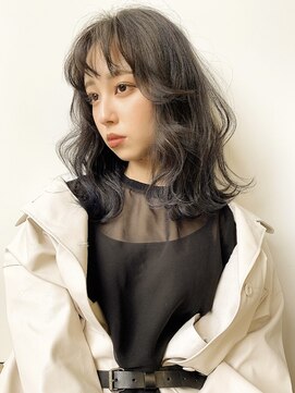 ミリ(mm) 【-mm-】森谷*暗髪透明感*地毛風ネビージュ