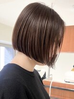 ハイライトバレイヤージュダブルカラーショートカット30代40代