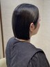 【酵素シャンプー付き】小顔カット＋うる艶トリートメント＋プチ癒しスパ付