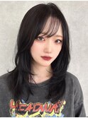 ナチュラルベージュ_ヨシンモリ_顔周りレイヤー_レイヤーカット