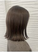 ミディアムサラ艶ボブ