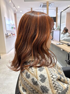 ナインオクロック 津志田店(9o'clock) ハイライトオレンジカラー