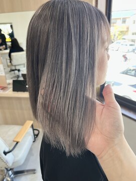 メロウ(mellow) ダブルカラー×ホワイトグレージュ