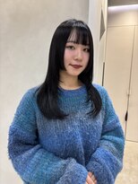 フィルムス 渋谷(FILMS)&nbsp;イメチェン/外ハネボブ/美髪/ワイドバング/ブルーブラック/前髪