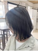 重ためレイヤーカット/ミディアムヘア/弘前市