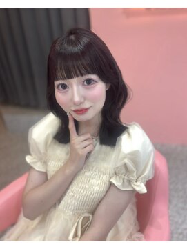 ボタン シブヤ(VOTAN SHIBUYA) ピンクラベンダー/アイドルヘア/渋谷/レイヤー/顔まわり