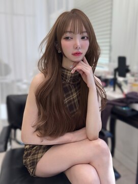 アマトウキョウ 表参道(AMA TOKYO) レイヤーカット 韓国ヘア ミルクティー 高島大登