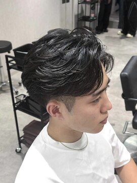 テクト バイアッシュ 吉祥寺店(Tect by Ash) フェザーパーマセンターパートフェザーショート毛流れパーマ