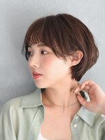 アース 溝の口店(HAIR&MAKE EARTH)&nbsp;ふんわりショートボブ[溝の口/髪質改善/縮毛矯正/白髪ぼかし]