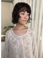 トリッカ 銀座(tricca)&nbsp;レイヤーカット/レイヤーボブ/ニュアンスパーマ/ウェーブヘア