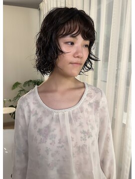 トリッカ 銀座(tricca) レイヤーカット/レイヤーボブ/ニュアンスパーマ/ウェーブヘア