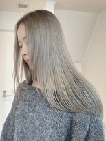 ミーム 原宿 表参道(meme)&nbsp;!ダブルカラーハイトーンミルクティーベージュグレージュ#原宿